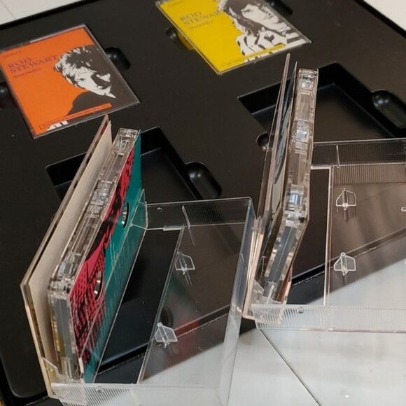 Vintage Rod Stewart Storyteller The Complete Anthology Cassette Tapes Set Music - Picture 5 of 14